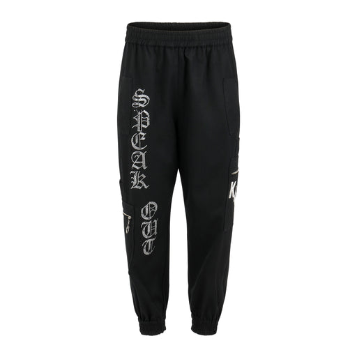 Speak Out Jogger in Black