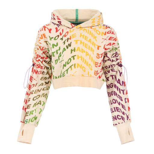 Women's cropped hoodie