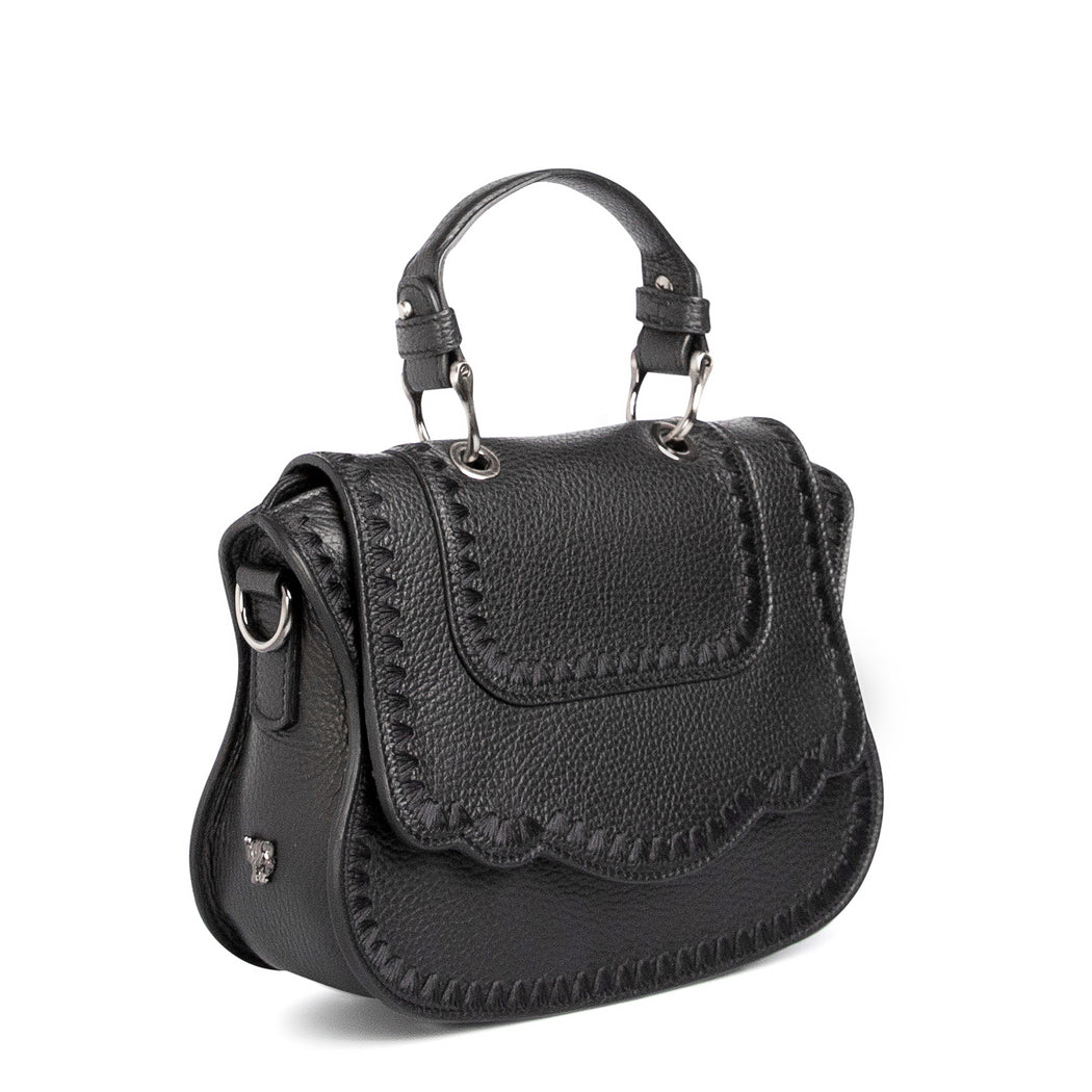 Audrey Crossbody: Designer Crossbody Bag in Black