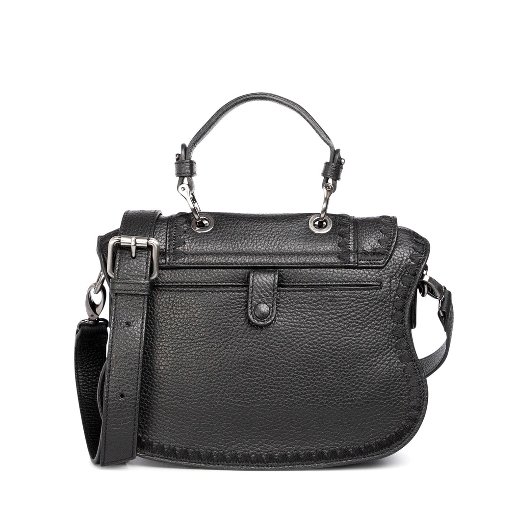 Audrey Crossbody: Designer Crossbody Bag in Black