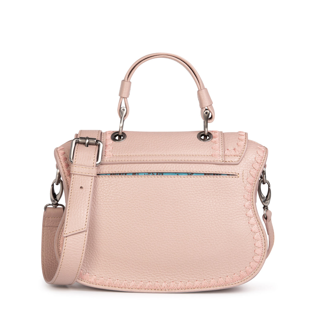 Audrey Crossbody: Pink/Blush Designer Crossbody Bag