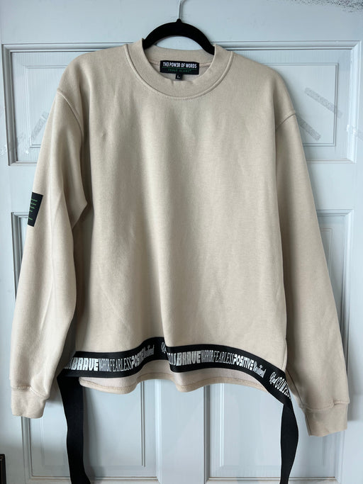 Crewneck sweatshirt in Sand Beige