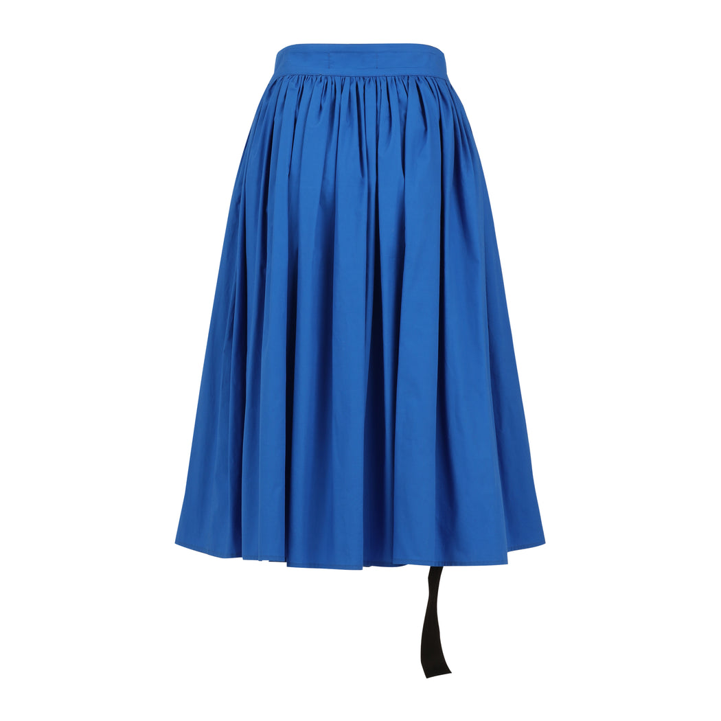 Compassion Poplin Skirt in Royal Blue