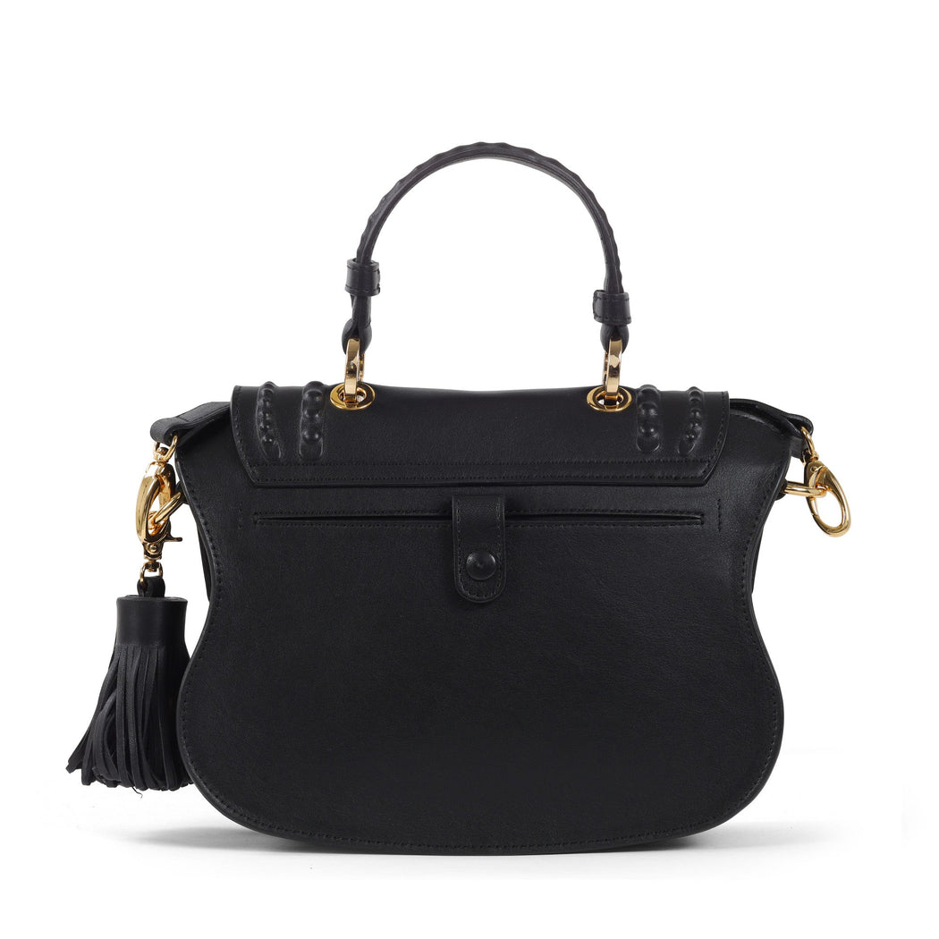 Audrey Discrete Crossbody: Designer Crossbody Bag in Black