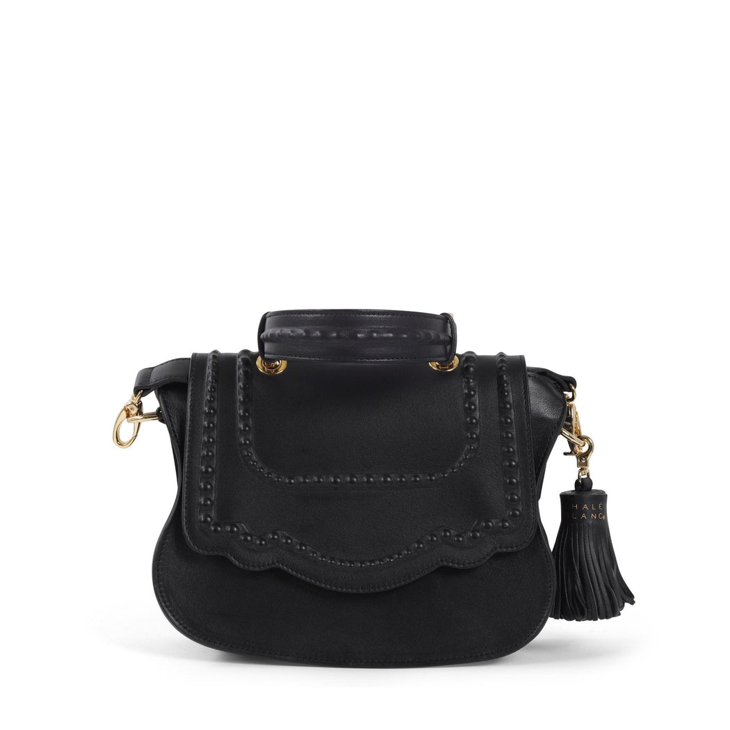 Audrey Discrete Crossbody: Designer Crossbody Bag in Black